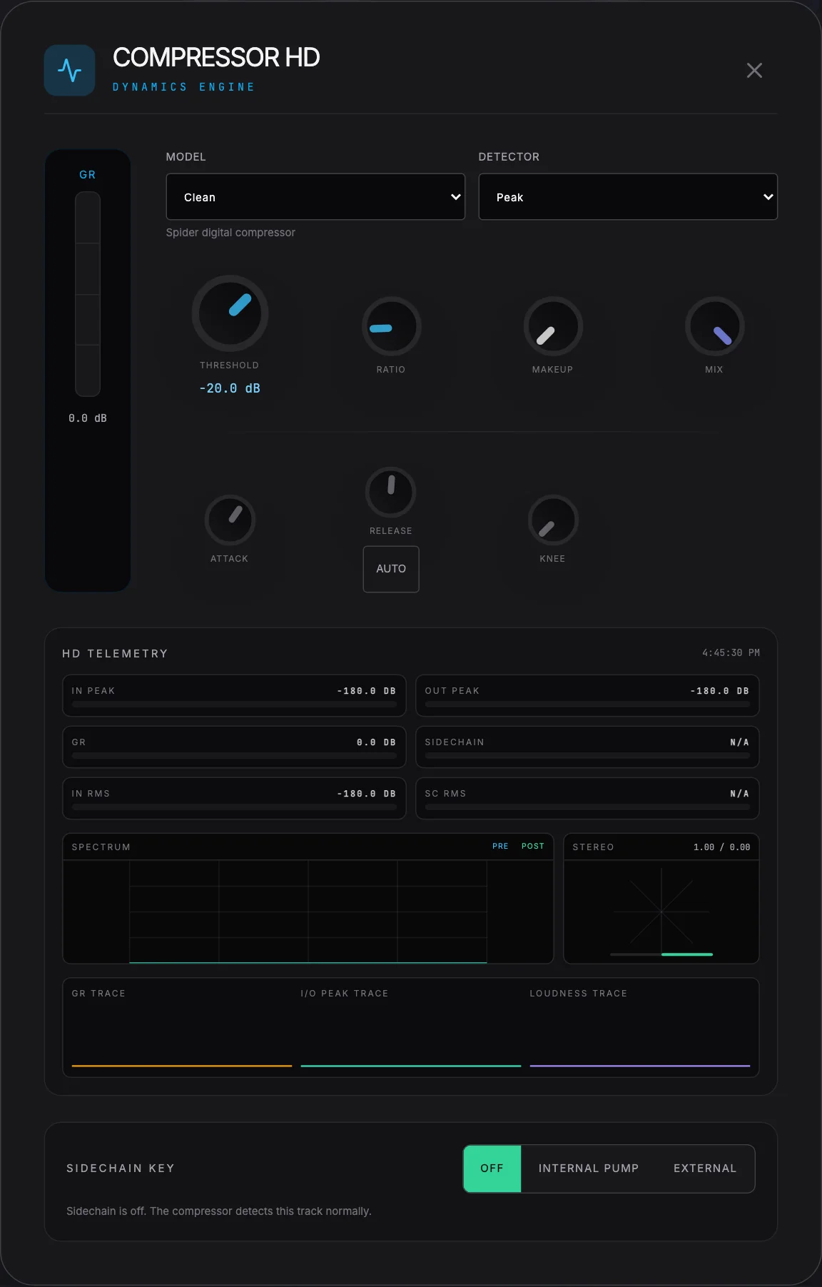 Spider Neural Ultra Compressor HD interface