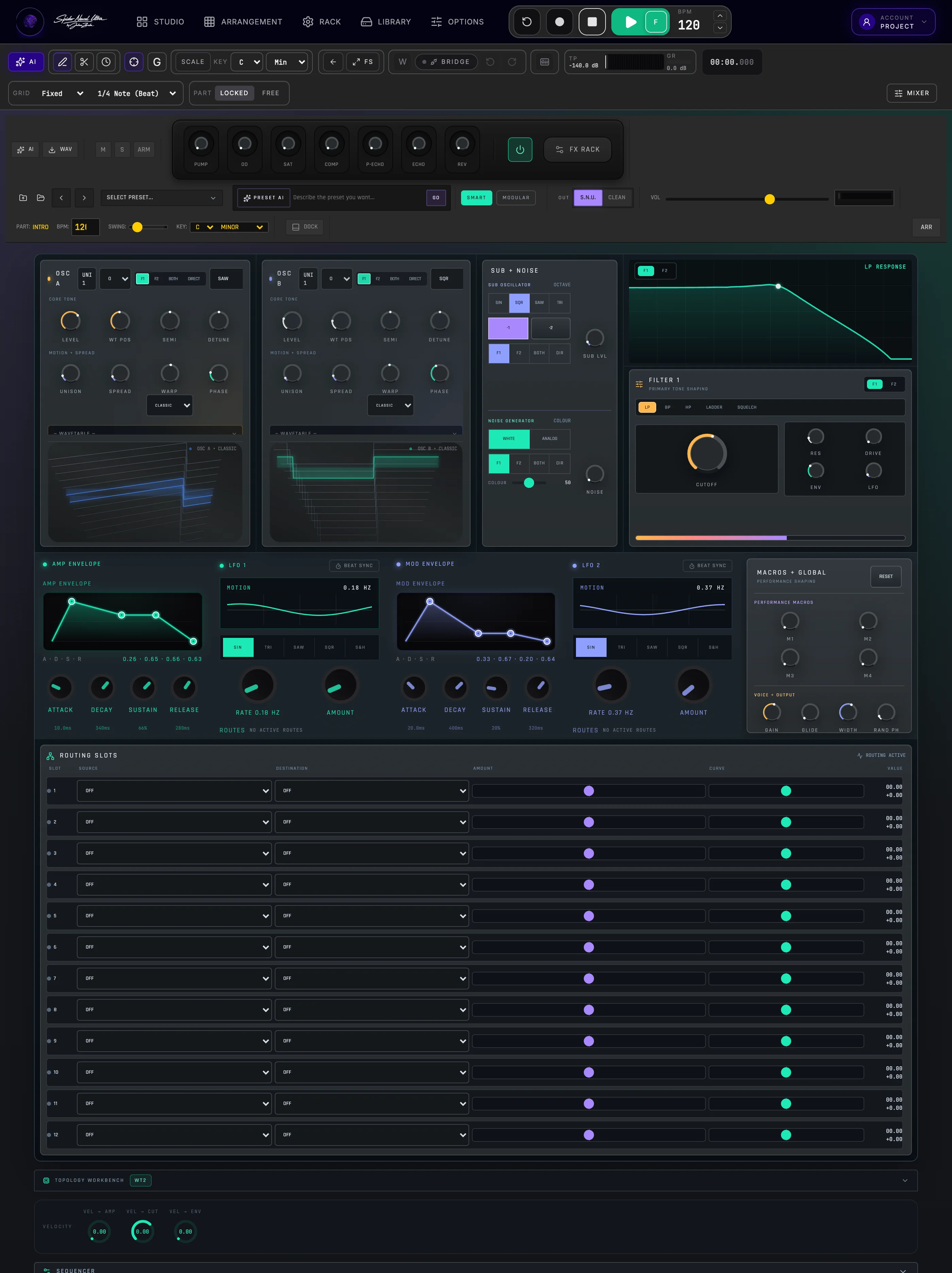 Spectral WT HD wavetable synthesizer